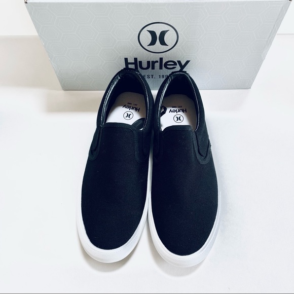 Hurley Arlo Slip On Black/White - Picture 2 of 4